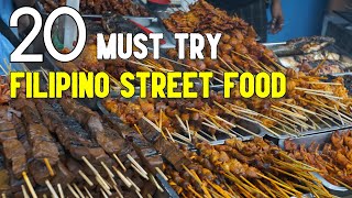 FILIPINO STREET FOOD | 20 Must Try Street Foods in the Philippines