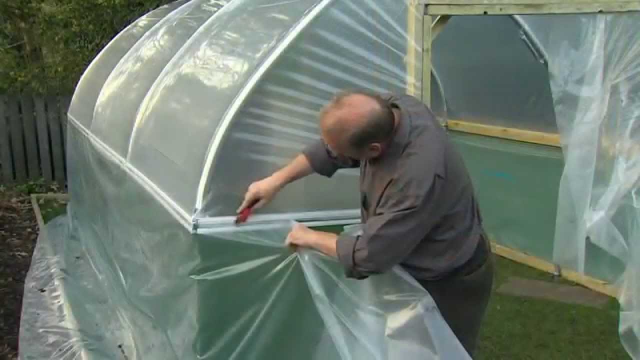 Fitting the Polythene Cover - V28 - YouTube