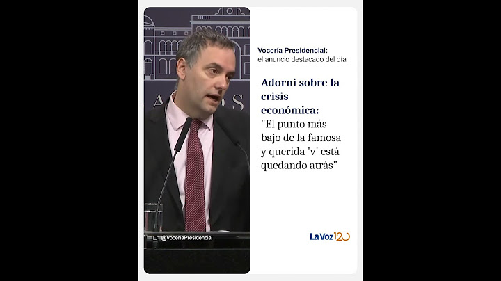 Manuel Adorni sobre el crecimiento económico