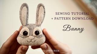 Anyone Can Make This Cute Felt Bunny Keychain Easy DIY Tutorial