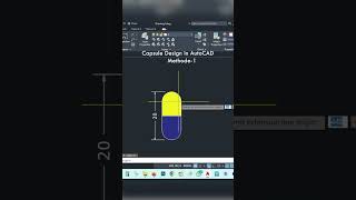 How to Make Capsule in AutoCAD | Easy CAD Trick #autocad
