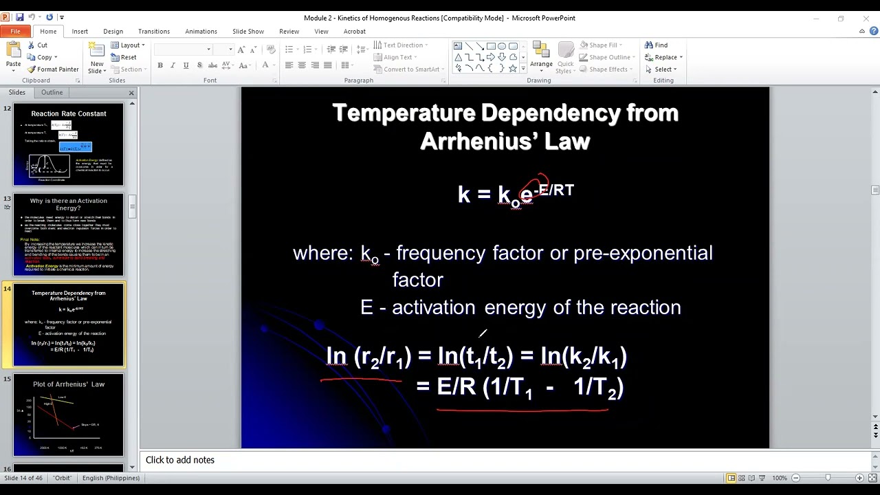 Kinetics of Homogeneous Reactions (Part2) - YouTube