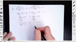 Linear Equations a General Strategy and Applications 1
