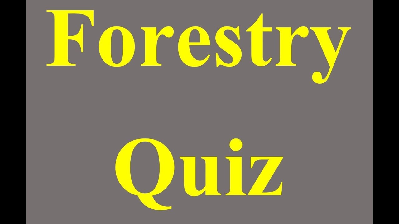 Forestry MCQ, Forestry Quiz for ACF, Pre-PG, Bank-AFO, SADO, Agriculture Competitive Exams