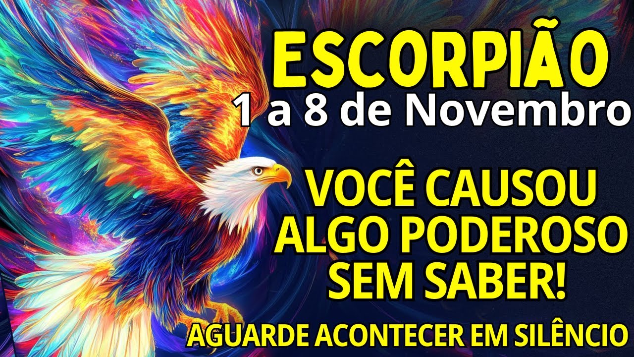 ESCORPIÃO ♏SEGURA CORAÇÃO! VOCÊ CAUSOU ALGO PODEROSO EM ALGUÉM! AGUARDE EM SILÊNCIO😱 FOFOQUEIRA ESTÁ