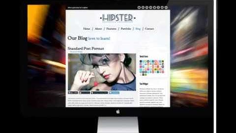 Hipster: Retro Responsive WordPress Theme + Download