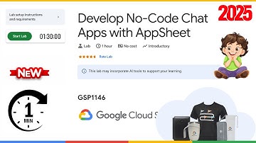Develop No-Code Chat Apps with AppSheet | GSP1146