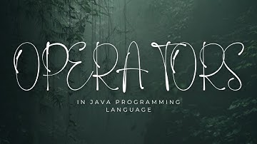 OPERATORS IN JAVA || ASSIGNMENT OPERATOR