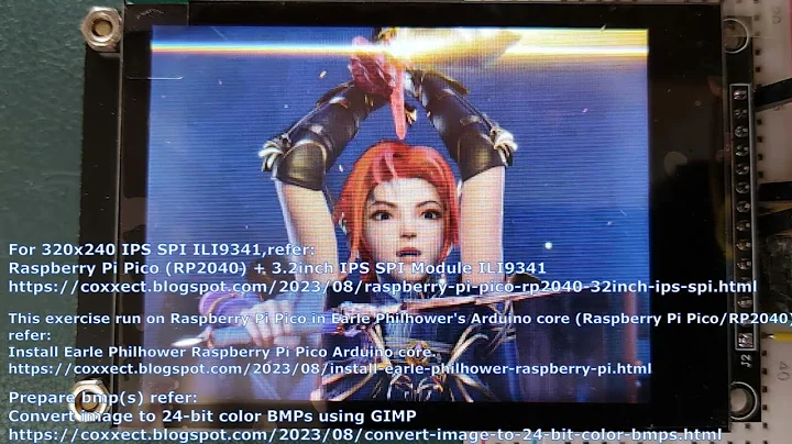 Adafruit_ImageReader exercises run on Raspberry Pi Pico to load images from SD Card