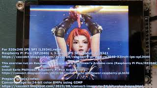 Adafruit_ImageReader exercises run on Raspberry Pi Pico to load images from SD Card