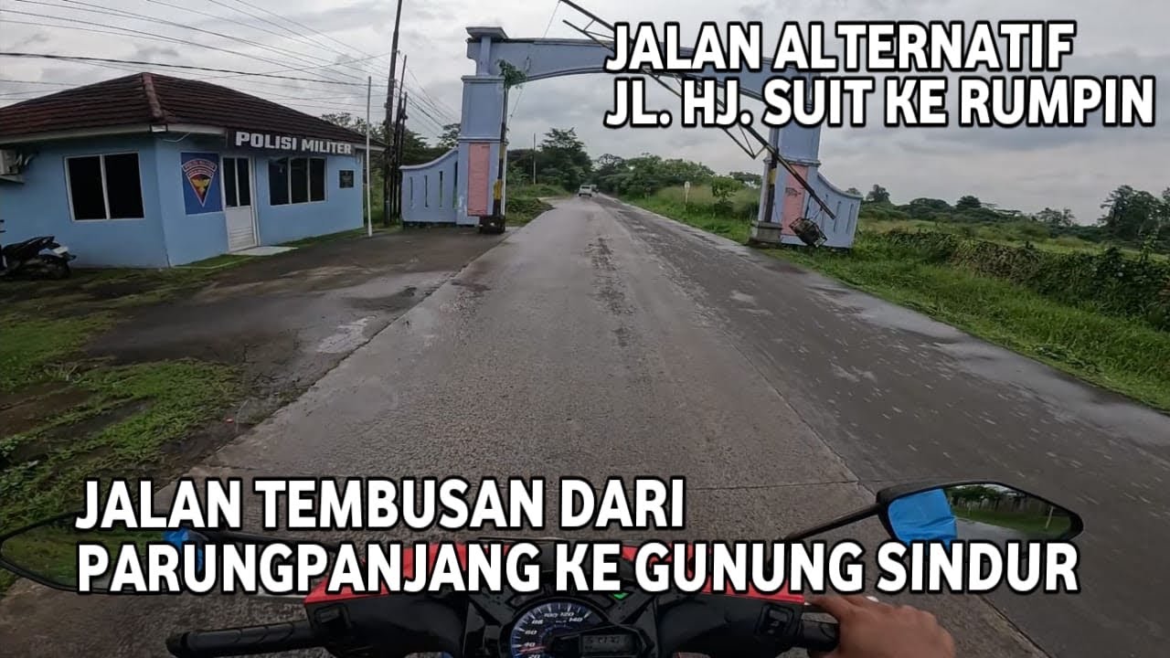 JALAN ALTERNATIF TEMBUSAN PARUNGPANJANG MENUJU GUNUNG SINDUR VIA MEKARSARI RUMPIN