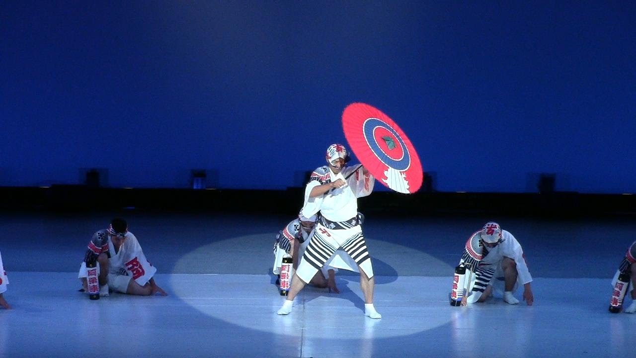 阿保連舞台踊り南越谷阿波踊り16 Awa Odori Minami Koshigaya Youtube