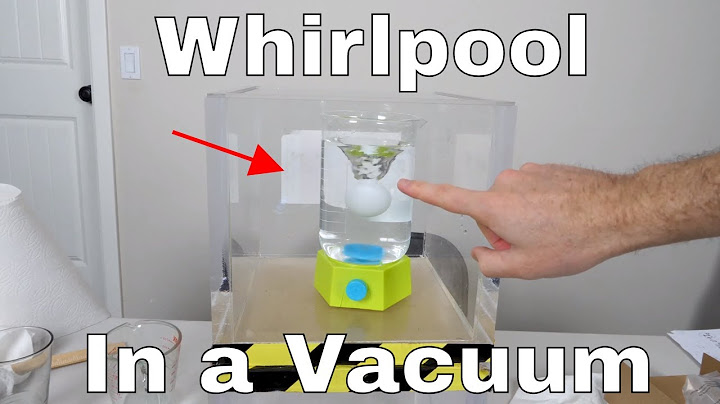 Amazing Effect When You Put a Whirlpool in a Vacuum Chamber