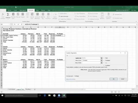Excel Logical Functions - video from U.S. Computer Connection