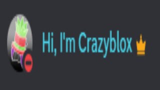Hi, I'm Crazyblox
