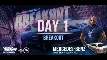 NFS:NoLimits | Blackridge Breakout (2015 Mercedes-Benz SLR McLaren 722) - Day 1 (Breakout)