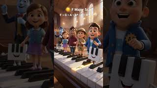 F Major Scale in 10 Seconds ☀️ | One Sharp Changes Everything! #shorts