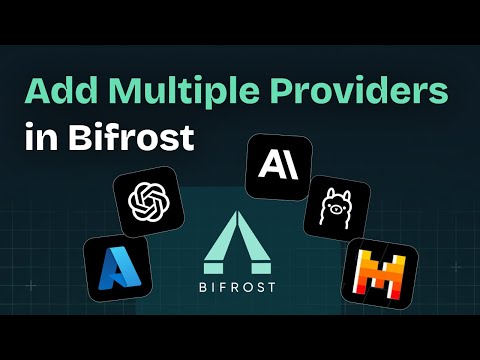 Multi Provider Support in Bifrost | Fastest AI Gateway