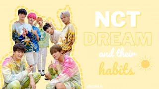 nct dream and their habits