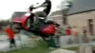 Mr Crash Blog Crazy Scooter Crash On The Wall