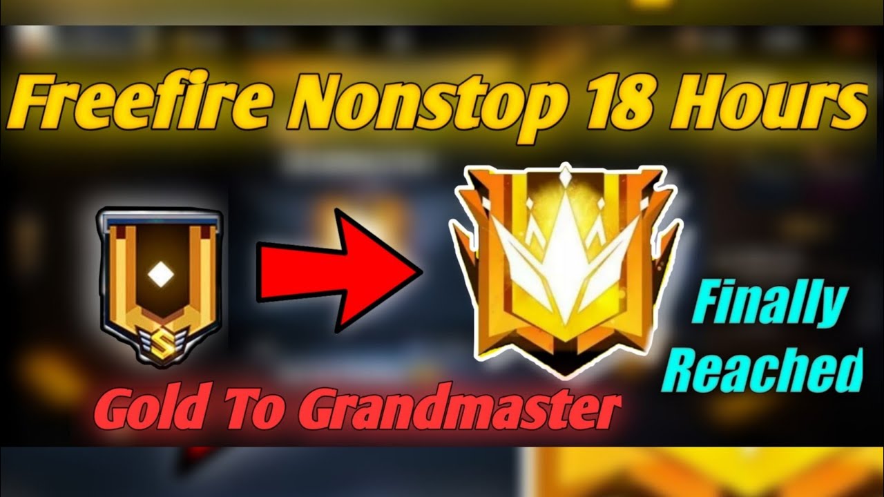 Road To Grandmaster Season 22 || Nonstop 18 Hours Pushing Mobile Player 