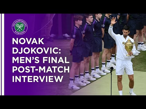 Novak Djokovic Champion's Post-Match Interview | Wimbledon 2021