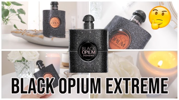 EMPTY PERFUME BOTTLE Yves Saint Laurent Black Opium Floral Shock YSL 3oz -  90ml