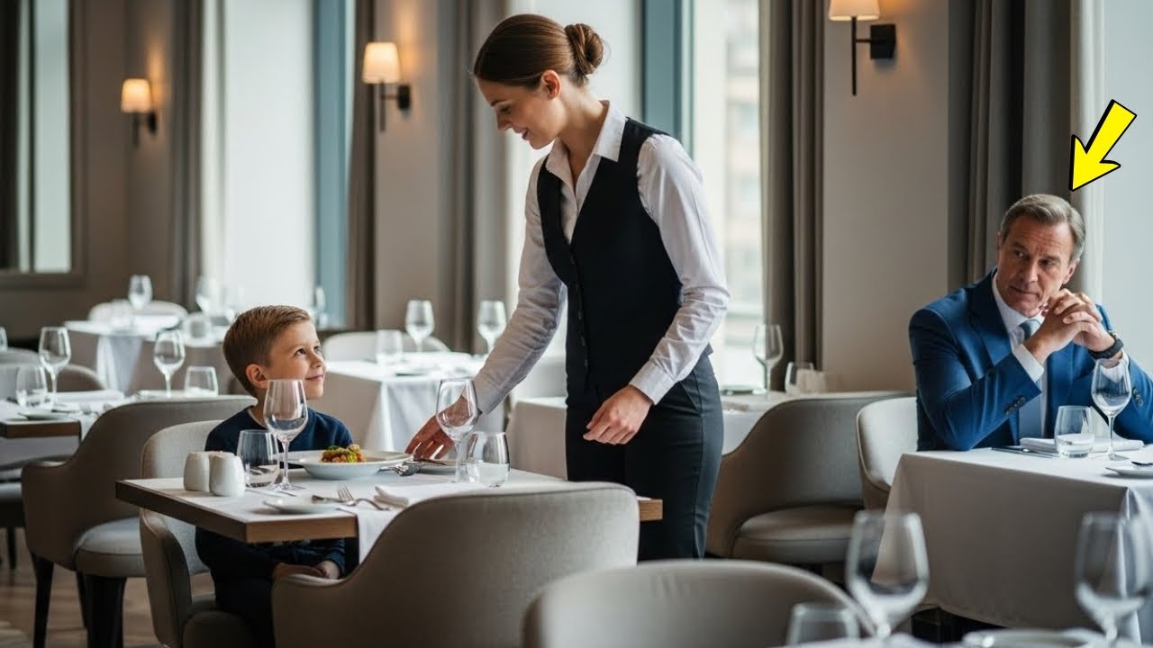Die Kellnerin ahnte nichts – doch ein Milliardär beobachtete jede ihrer Bewegungen