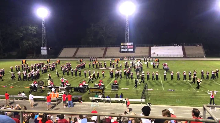 J. M. Tate High School Showband of the South 2014 Homecomin
