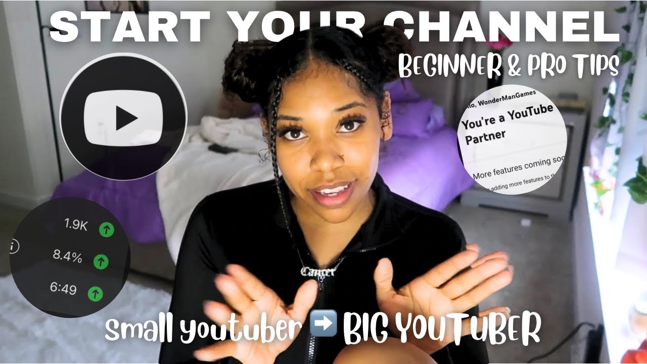 How to START/GROW your youtube channel FAST in 2024 + Monetization ...