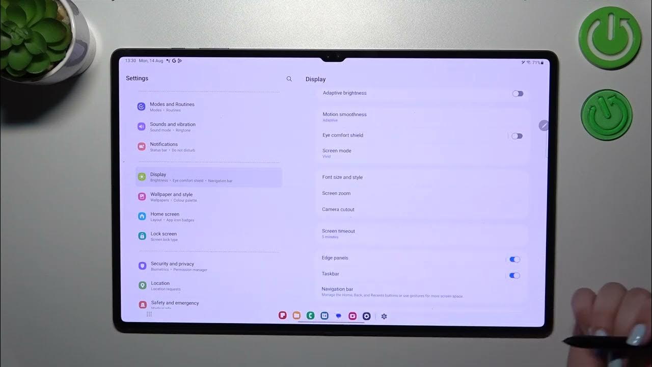 How to Change Screen Timeout in SAMSUNG Galaxy Tab S9 Ultra Manage