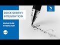 Dock Sertifi Integration