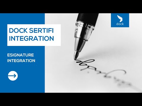 Dock Sertifi Integration