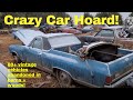 Crazy Abandoned Car Hoard at Auction! Plus trucks, tractors, boats, parts & tons more!