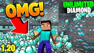easiest way to mine diamonds in Minecraft P.E (unlimited diamond tricks)😵