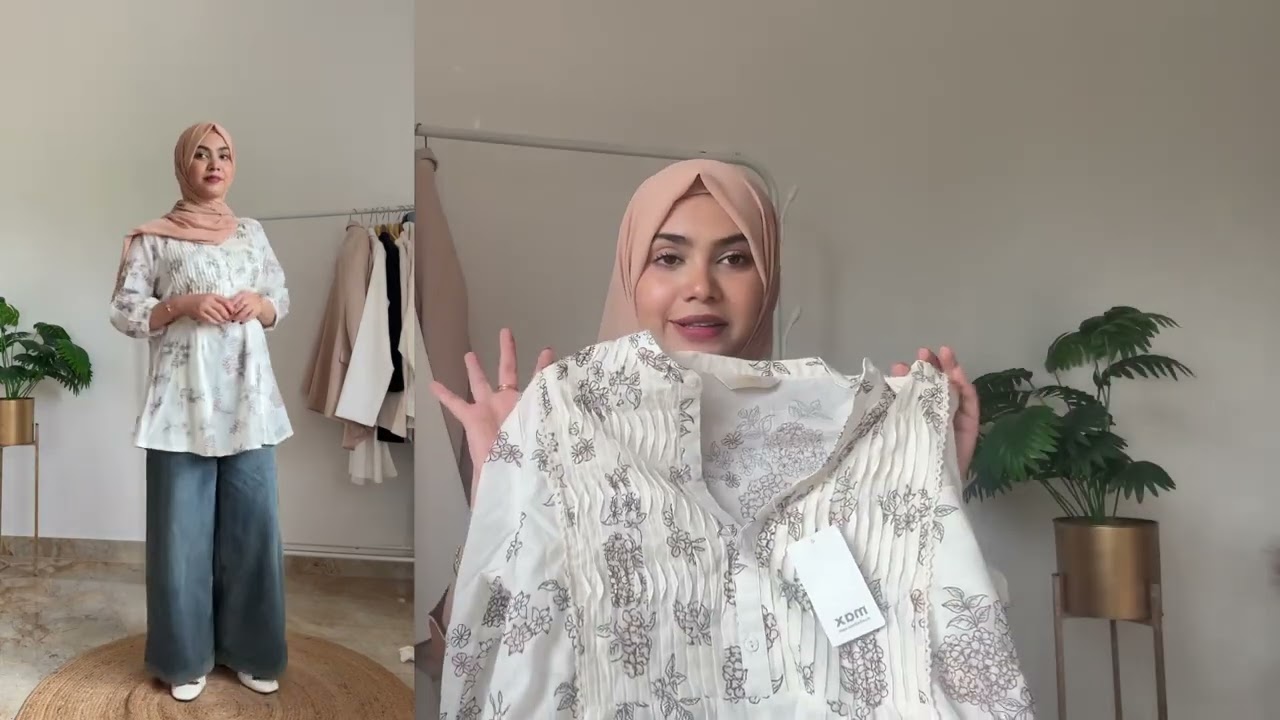 🪷Modest Kurti Haul for College & Daily Wear 😍| Affordable Flipkart Try-On | Hijabi Outfit Ideas🛍️♥️