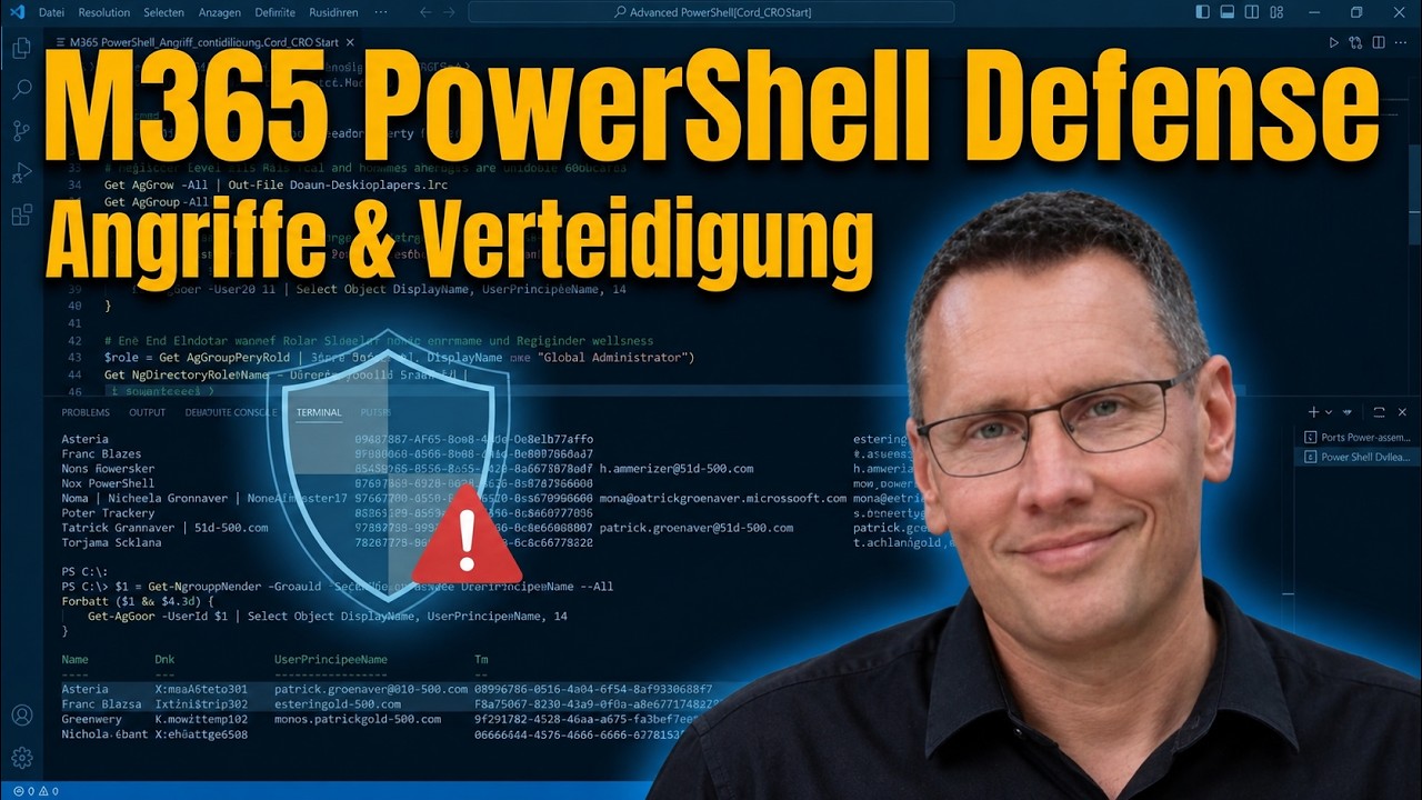 M365 unter Beschuss: Angriffe & Defense mit PowerShell