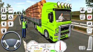 Euro Truck Evolution #14 Logs Transport & Accident! Truck Games Android gameplay screenshot 4