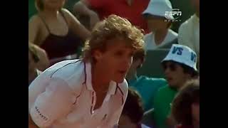 Mats Wilander V Guillermo Vilas French Open 1982 Final