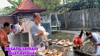 SEDIKIT KECEWA..‼️PASANG LEMARI SAMPE PANGGIL ORANG KARNA GK BISA⁉️