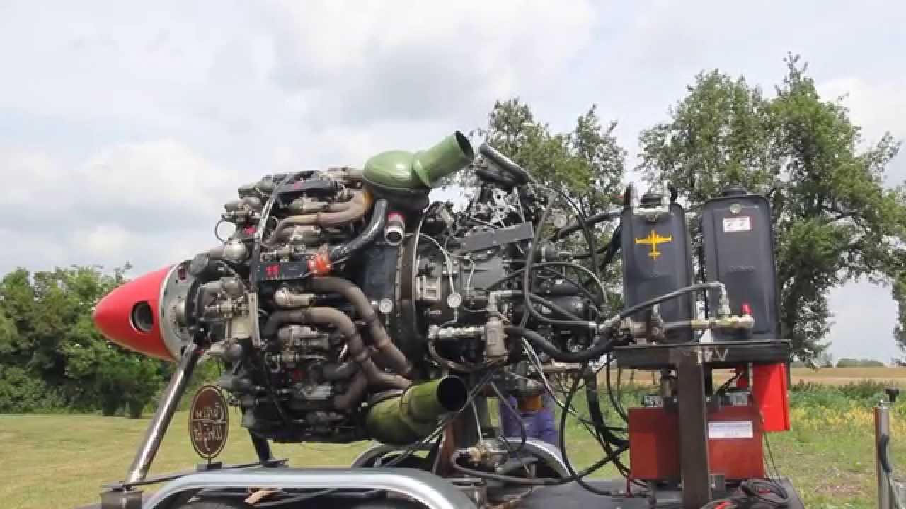 Curtiss Wright R 3350 32 Wa Radial Engine Sternmotor Youtube