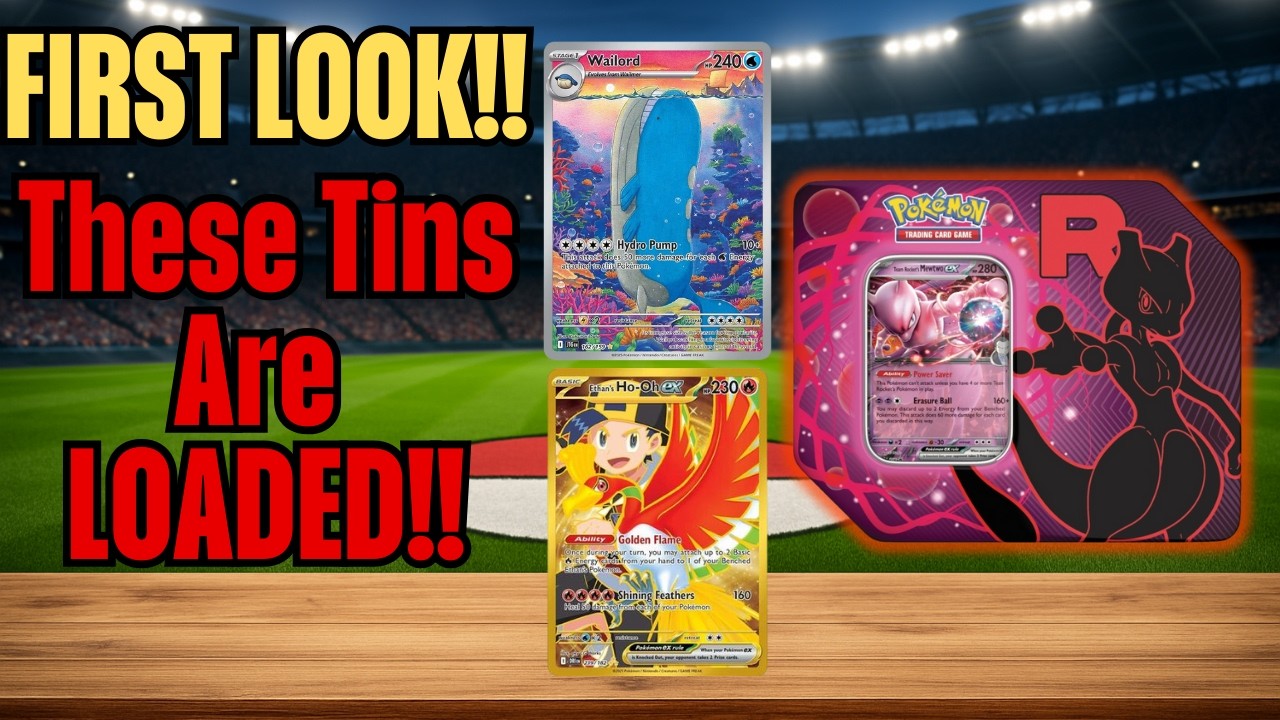 Opening New Team Rocket Tins! Hyper Rare + Illustration Rare!
