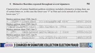 Famous 3 charged in signature collection election fraud Profile