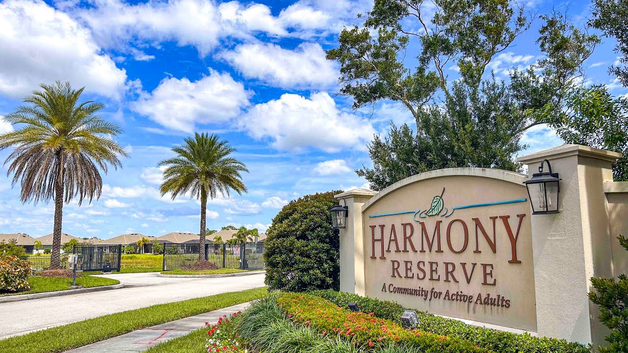 Harmony Reserve Vero Beach Active 55+ Neighborhood Drive YouTube