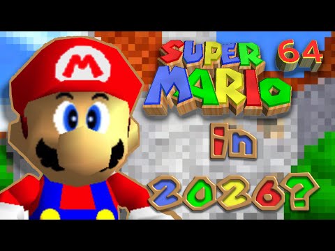 Man plays Super Mario 64 for the first time