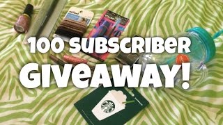 100 SUBSCRIBER GIVEAWAY! ❤️ (Closed)