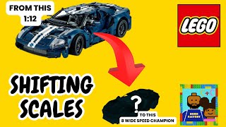 LEGO Shifting Scales - The Ford GT - From Technic to Speed Champions