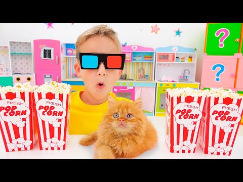 Vlad and Niki play with toys - Collection video for kids