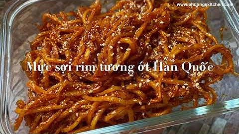 MỰC KHÔ SỢI RIM TƯƠNG ỚT HÀN QUỐC