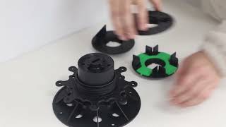 Moonbay MB-X Self-Leveling Pedestal | Ideal for Sloped Decking & Paving
